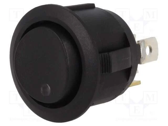 Rocker, Sp3t, Pos: 3, On-Off-On, 20a/14vdc, Preto, Led,Pontuais