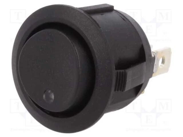 Rocker, Sp3t, Pos: 3, On-Off-On, 20a/14vdc, Preto, Led,Pontuais