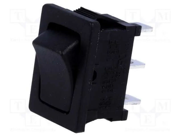 Rocker, Spdt, Pos: 2, On-On, 10a/250vac, Preto, N&atilde;o Disp, 50mo