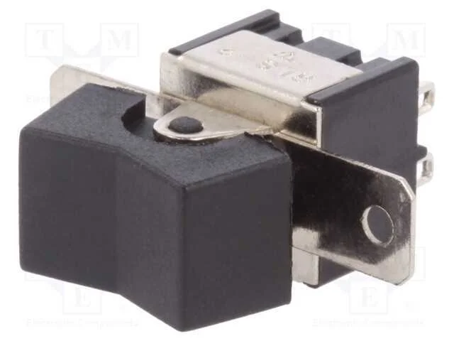 Rocker, Dp3t, Pos: 3, (On)-Off-(On), 3a/250vac, Preto, N&atilde;o Disp.