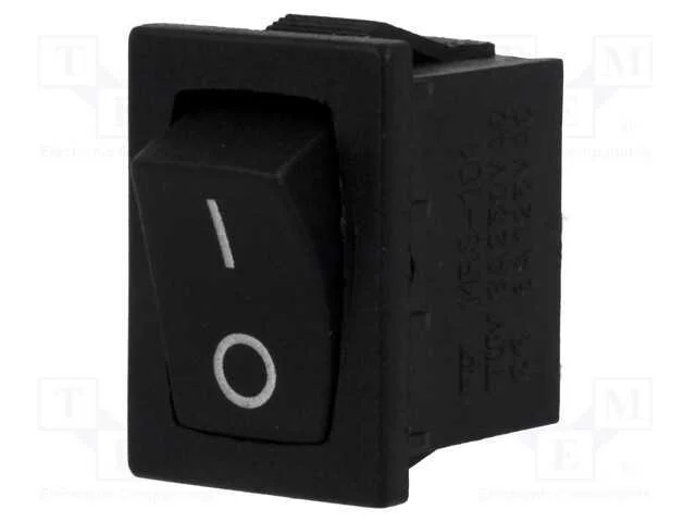 Rocker, Spst, Pos: 2, On-Off, 3a/250vac, Preto, N&atilde;o Disp, 35mo, Rsc07