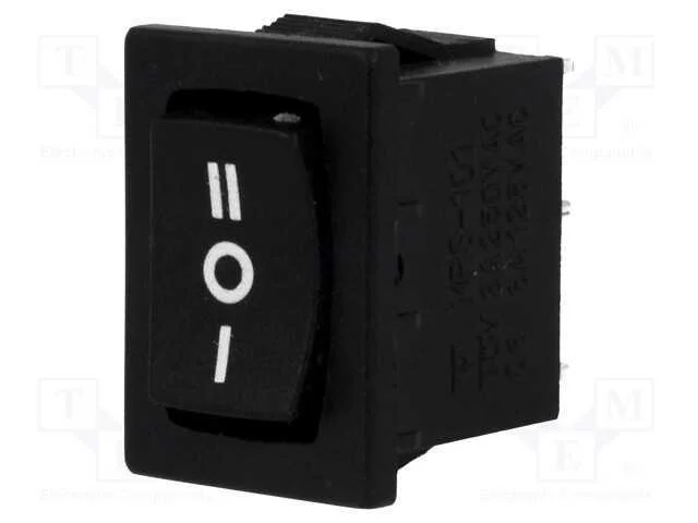 Rocker, Sp3t, Pos: 3, On-Off-On, 3a/250vac, Preto, N&atilde;o Disp, 35mo