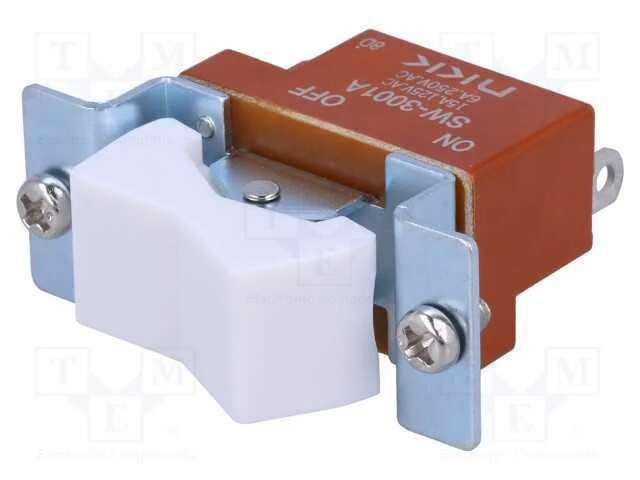 Rocker, Spst, Pos: 2, On-Off, 15a/125vdc, Rcontacto Max: 10mo, Sw