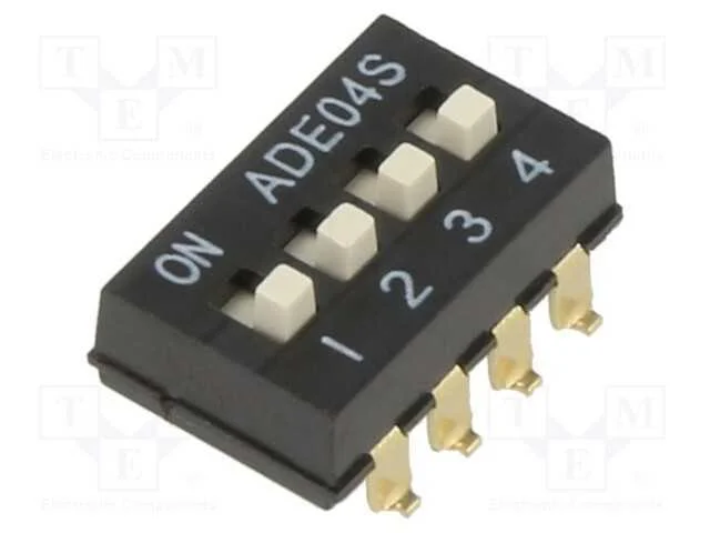 Interruptor: DIP-SWITCH, ON-OFF, 0,1A/24VDC, Pos:.