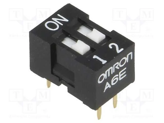 Interruptor: DIP-SWITCH, Quantidade de sec&ccedil;&otilde;es: 2.