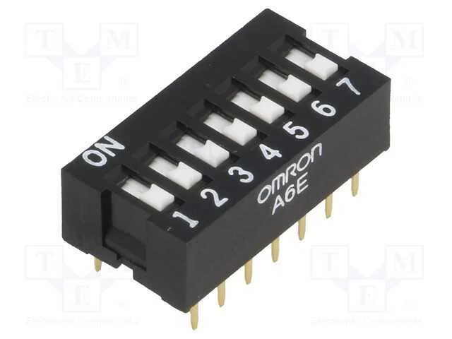 Interruptor: Dip-Switch, Quantidade de Sec&ccedil;&otilde;es: 7, On-Off, Pos: 2
