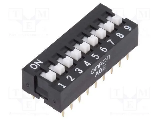 Interruptor: Dip-Switch, Quantidade de Sec&ccedil;&otilde;es: 9, On-Off, Pos: 2