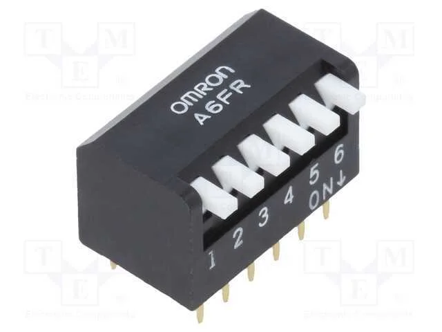Interruptor: Dip-Switch, Quantidade de Sec&ccedil;&otilde;es: 6, On-Off, Pos: 2