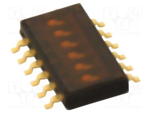 Interruptor: Dip-Switch, Quantidade de Sec&ccedil;&otilde;es: 6, On-Off, Pos: 2