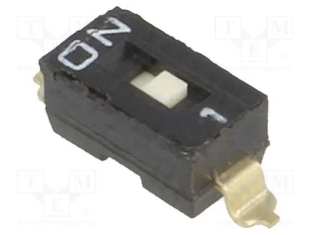 Interruptor: DIP-SWITCH, Quantidade de sec&ccedil;&otilde;es: 1.