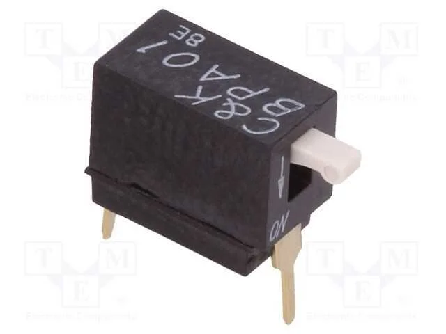 Interruptor: DIP-SWITCH, Quantidade de sec&ccedil;&otilde;es: 1.