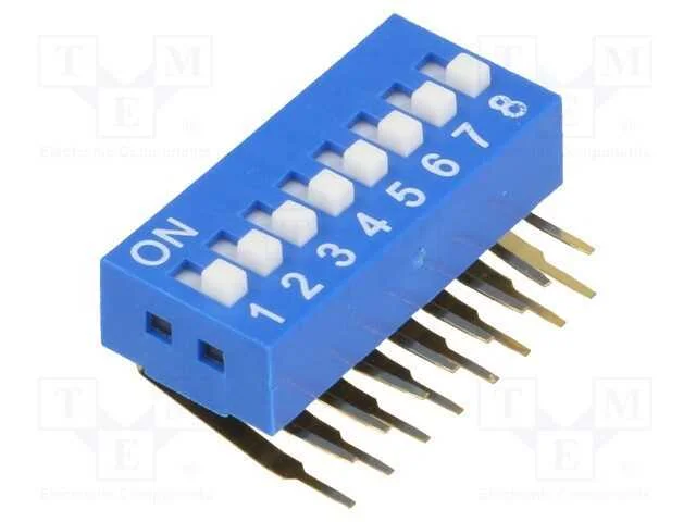 Interruptor: Dip-Switch, Quantidade de Sec&ccedil;&otilde;es: 8, On-Off, Pos: 2