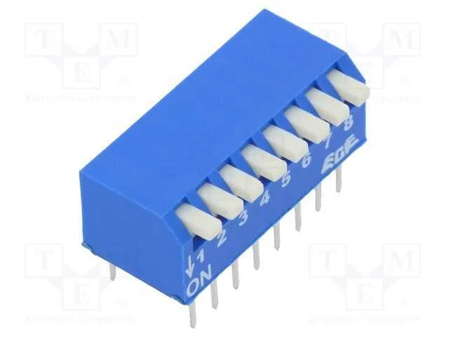 Interruptor: Dip-Switch, Quantidade de Sec&ccedil;&otilde;es: 8, Off-On, Pos: 2
