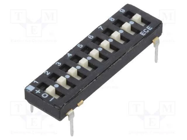 Interruptor: Dip-Switch, Quantidade de Sec&ccedil;&otilde;es: 9, Off-On, Pos: 2