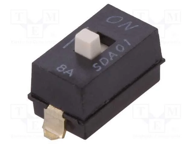 Interruptor: DIP-SWITCH, Quantidade de sec&ccedil;&otilde;es: 1.