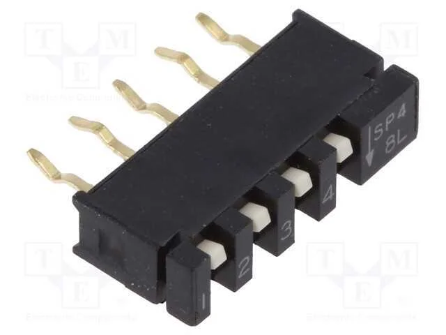Interruptor: Dip-Switch, Quantidade de Sec&ccedil;&otilde;es: 4, Off-On, Pos: 2