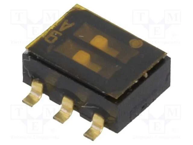 Interruptor: de Corredi&ccedil;a, Pos: 2, Spdt, 0,1a/6vdc, On-On, Smt, Cas