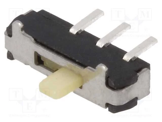 Interruptor Deslizante, Pos: 2, SPDT, 0,5A/4VDC, O