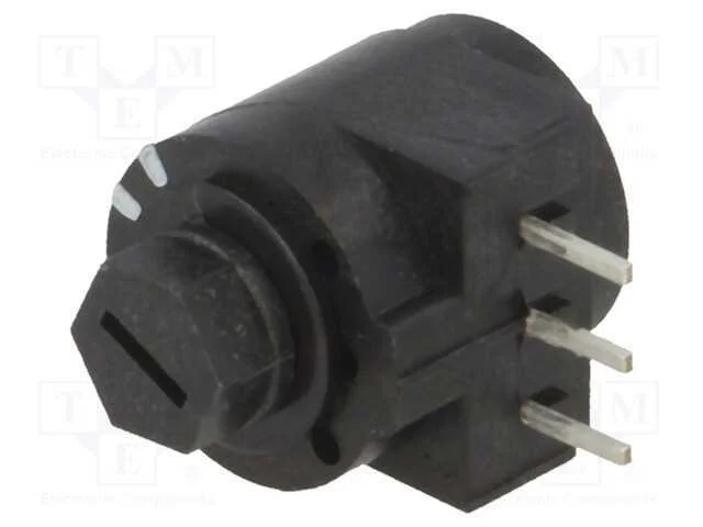 Interruptor: girat&oacute;rio, Pos: 2, SPDT, 0,5A/60VAC,.