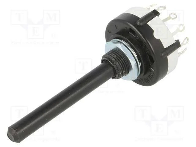Interruptor: Girat&oacute;rio, Pos: 12, 0,15a/250vdc, 30, -30&divide;85c, 999mo