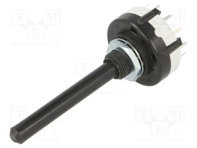 Interruptor: Girat&oacute;rio, Pos: 12, 0,15a/250vdc, 30, -30&divide;85c, 999mo
