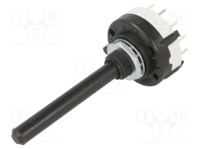 Interruptor: Girat&oacute;rio, Pos: 4, 0,15a/250vdc, 30, -30&divide;85c, 999mo