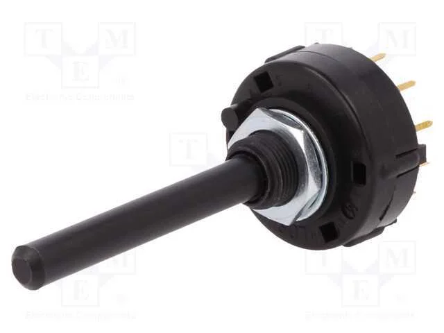 Interruptor: Girat&oacute;rio, Pos: 12, 0,15a/250vdc, 30, -30&divide;85c, 999mo