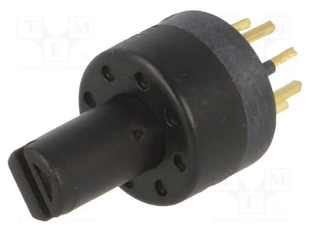 Interruptor: girat&oacute;rio, Pos: 4, 0,5A/24VDC, 45, -.