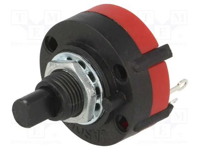Interruptor: girat&oacute;rio, Pos: 6, 0,3A/125VAC, 30, .