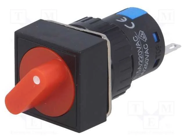 Interruptor: Girat&oacute;rio, Pos: 2, Spdt, 3a/220vac, 2a/24vdc, -20&divide;55c