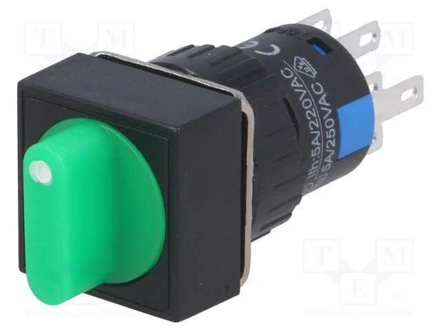 Interruptor: Girat&oacute;rio, Pos: 3, 3a/220vac, 2a/24vdc, -20&divide;55c, 50mo