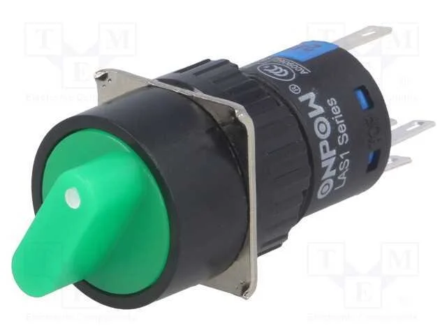 Interruptor: Girat&oacute;rio, Pos: 2, Spdt, 3a/220vac, 2a/24vdc, -20&divide;55c