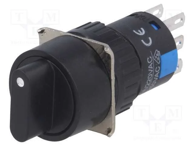 Interruptor: Girat&oacute;rio, Pos: 3, 3a/220vac, 2a/24vdc, -20&divide;55c, 50mo