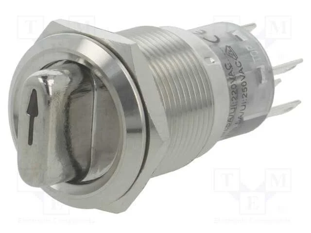Interruptor: Girat&oacute;rio, Pos: 2, Spdt, 0,5a/220vac, 1a/24vdc, 50mo