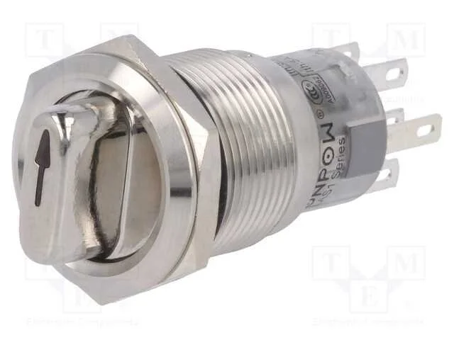 Interruptor: Girat&oacute;rio, Pos: 3, Dp4t, 0,5a/220vac, 1a/24vdc, 50mo