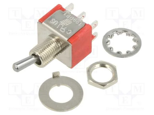 Interruptor: de Alavanca, Pos: 2, Dpdt, On-On, 2a/250vac, 5a/28vdc