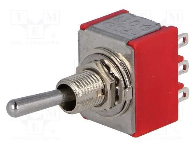 Interruptor: de Alavanca, Pos: 2, 3pdt, On-On, 2a/250vac, 5a/28vdc