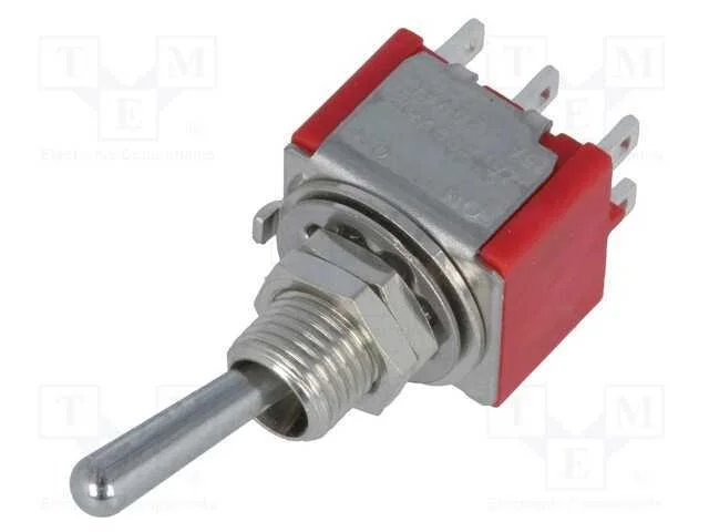 Interruptor: de Alavanca, Pos: 2, Dpdt, On-On, 2a/250vac, 5a/28vdc