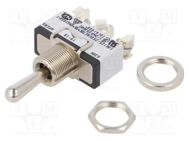 Interruptor: de Alavanca, Pos: 3, Sp3t, On-Off-(On), 10a/250vac