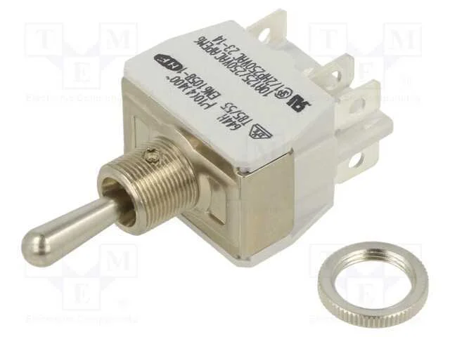 Interruptor: de Alavanca, Pos: 3, On-On-On, 12a/250vac, 5a/24vdc
