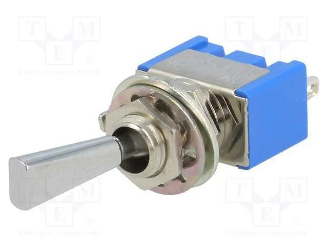 Interruptor: de Alavanca, Pos: 2, Spdt, On-On, 6a/125vac, -10&divide;55c