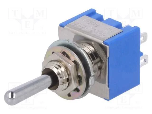 Interruptor: de Alavanca, Pos: 3, Dp3t, On-Off-(On), 6a/125vac