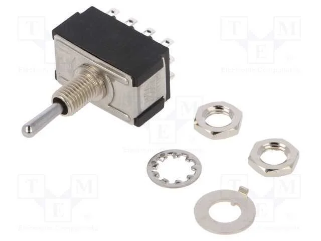 Interruptor: de Alavanca, Pos: 3, 4pdt, On-On-On, 6a/125vac, 20mo