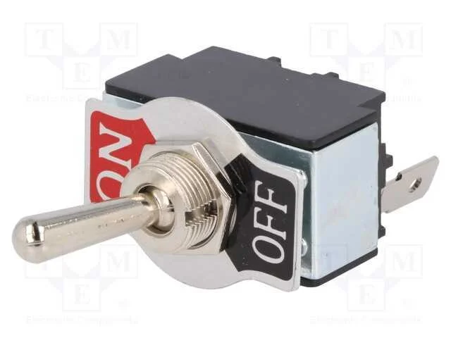Interruptor: de Alavanca, Pos: 2, Spst, On-Off, 20a/12vdc, 0&divide;55c