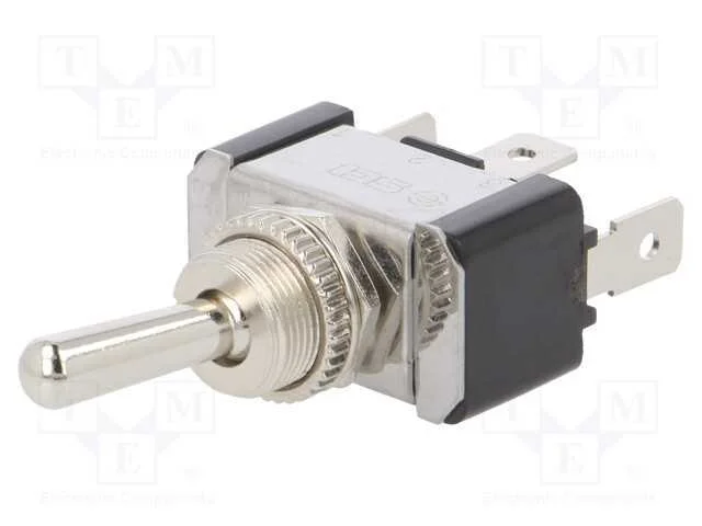 Interruptor: de alavanca, Pos: 3, SP3T, ON-OFF-ON.
