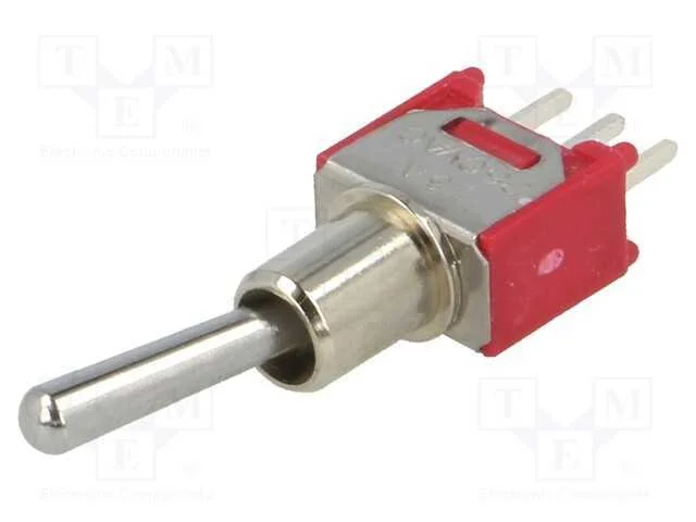 Interruptor: de Alavanca, Pos: 3, Sp3t, On-Off-On, 3a/28vdc, 20mo
