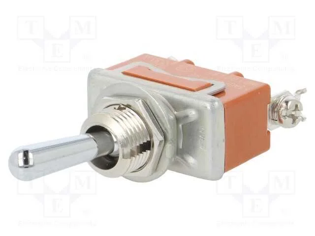 Interruptor: de Alavanca, Pos: 2, Spst, On-Off, 15a/250vac