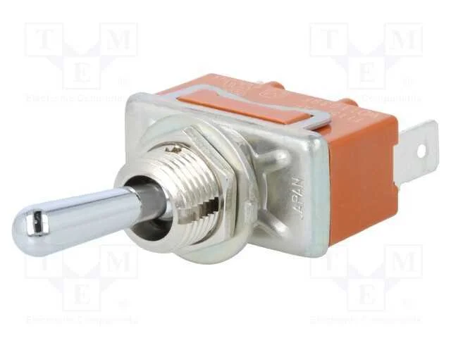 Interruptor: de Alavanca, Pos: 2, Spdt, On-(On), 15a/250vac