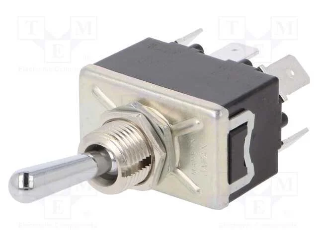 Interruptor: de Alavanca, Pos: 2, Dpdt, On-On, Sa&iacute;: Conectores