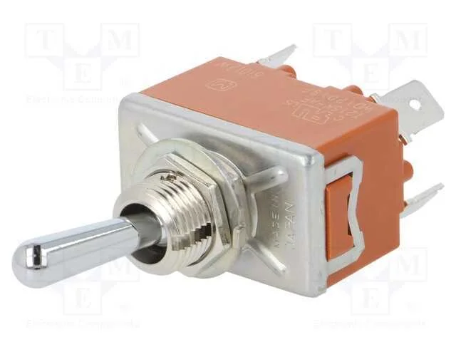 Interruptor: de Alavanca, Pos: 2, Dpst, On-Off, 15a/250vac